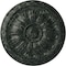 Ekena Millwork Kirke Ceiling Medallion (Fits Canopies up to 3 3/4"), 15 3/4"OD x 5/8"P, Painted Turtle Crackle CM16KIPTC - alternate 1